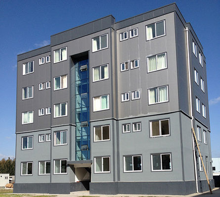 Cấu trúc thép Tòa nhà thương mại Q355 Q235 Tòa nhà kinh doanh Prefab