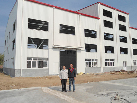 Cấu trúc thép hạng nhẹ Xây dựng tòa nhà chế tạo cho xưởng kho