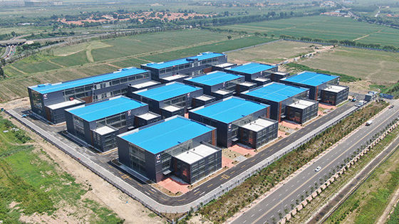 Công nghiệp Prefab Steel Structure Workshop Xây dựng nhà khoan kim loại