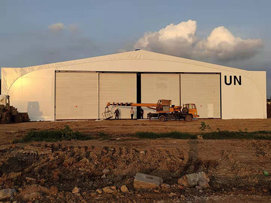Hangar cấu trúc thép tùy chỉnh cho áp suất gió và tải lượng tuyết cụ thể