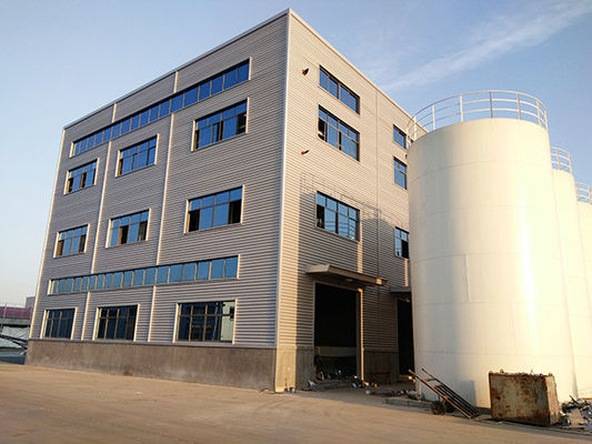 Q355B có thể tùy chỉnh Tòa nhà thép tiền chế Thương mại