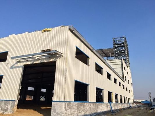 Cấu hình cổng thông tin tùy chỉnh Tòa nhà cấu trúc thép cho dự án kho và xưởng