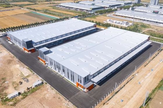 Tòa nhà công nghiệp giá cả phải chăng và bền với cấu trúc thép chế tạo